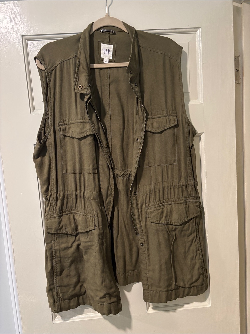GAP Olive Green Sleeveless Vest